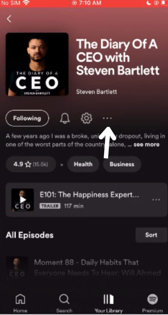 how to find spotify settings