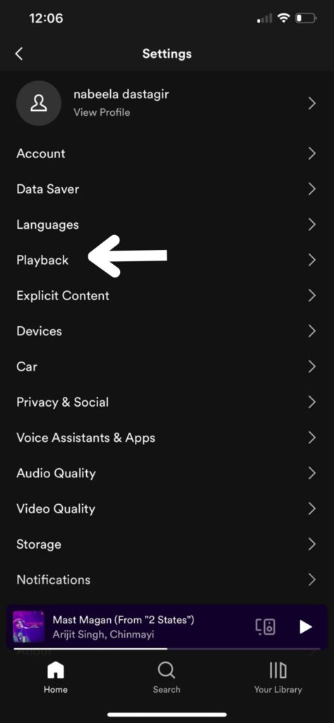 enable audio normalization in spotify