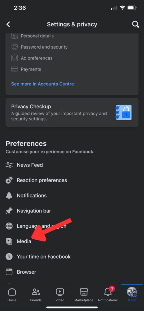 facebook privacy and settings